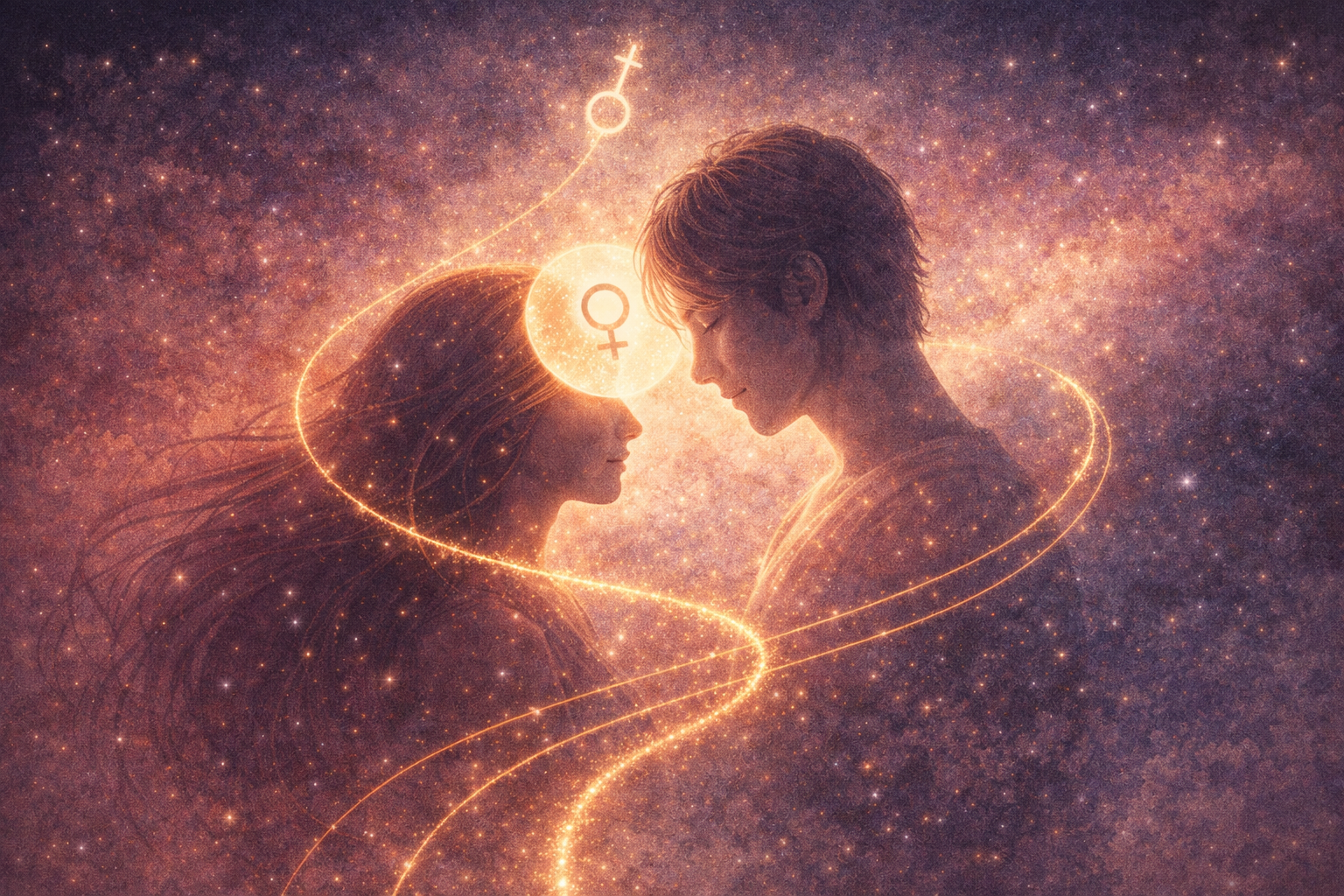 Love arrives with the feeling of future pull